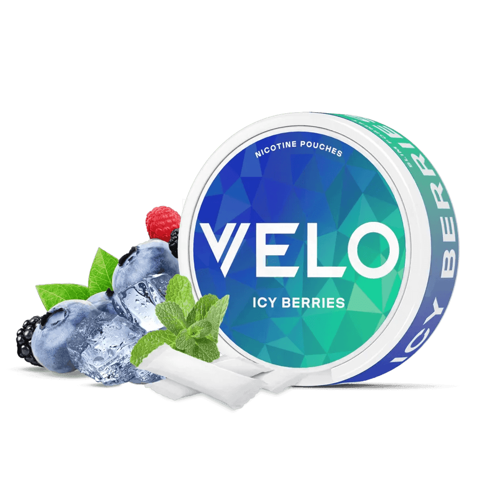 ICY BERRIES NICOTINE POUCHES BY VELO - Vapeslough
