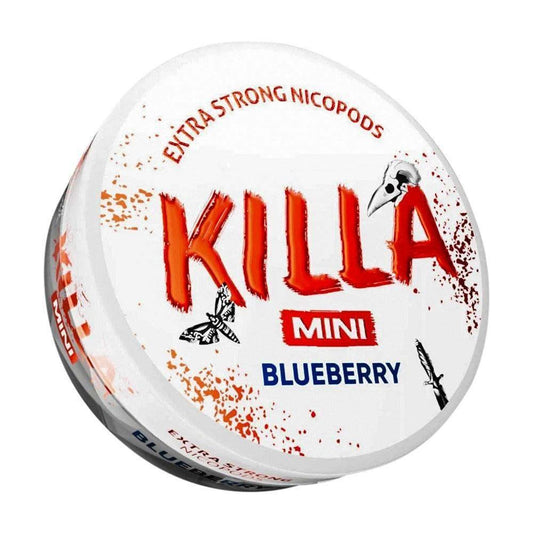 KILLA BLUEBERRY NICOTINE POUCHES - 20PCS | 30PCS - 8MG | 12.8MG - Vapeslough