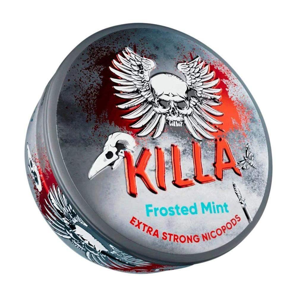 KILLA FROSTED MINT NICOTINE POUCHES - 20PCS - 12.8MG - Vapeslough