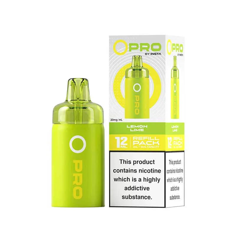 Lemon Lime Insta O Pro Prefilled Vape Pod + Refill - Vapeslough