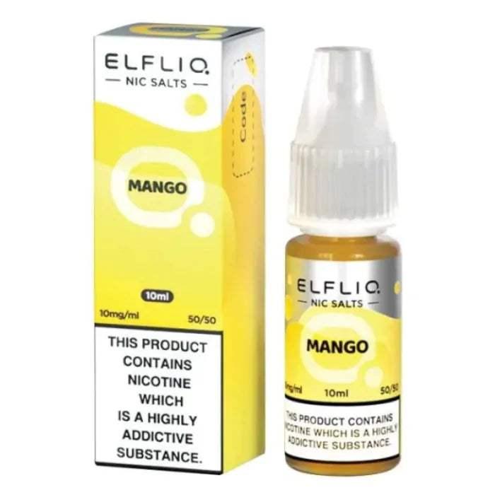 MANGO 10ML E LIQUID NICOTINE SALT BY ELFLIQ - ELFBAR - Vapeslough