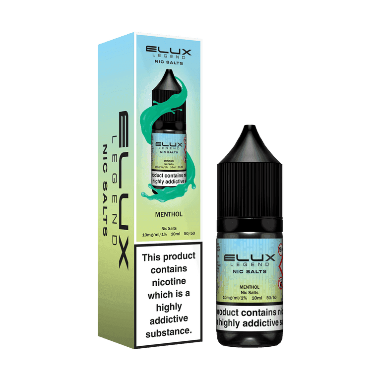 MENTHOL 10ML NIC SALT BY ELUX LEGEND 10MG(1%) | 20MG(2%) - Vapeslough