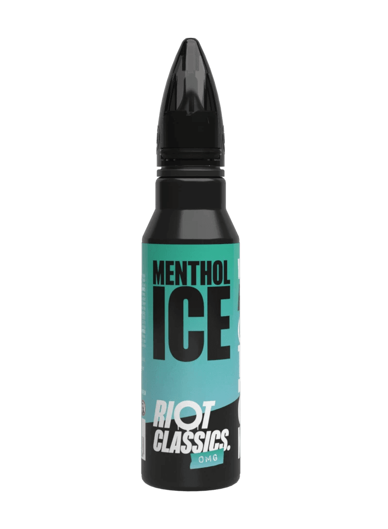 MENTHOL ICE - CLASSICS 50ML SHORT FILL E-LIQUID BY RIOT SQUAD - Vapeslough