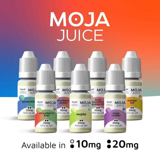 MOJA E-LIQUID 10ML NICOTINE SALT BY MOJA JUICE - 10MG | 20MG - Vapeslough