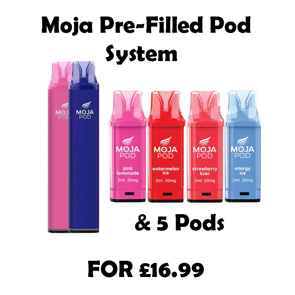 MOJA POD SYSTEM & PODS BUNDLE (6 Pods) - Vapeslough