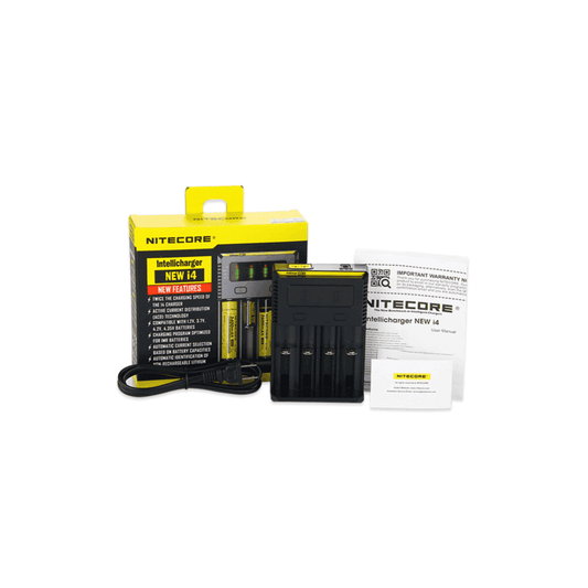 NITECORE INTELLICHARGER NEW I4 LI-ION/NIMH 4-SLOT BATTERY CHARGER - Vapeslough
