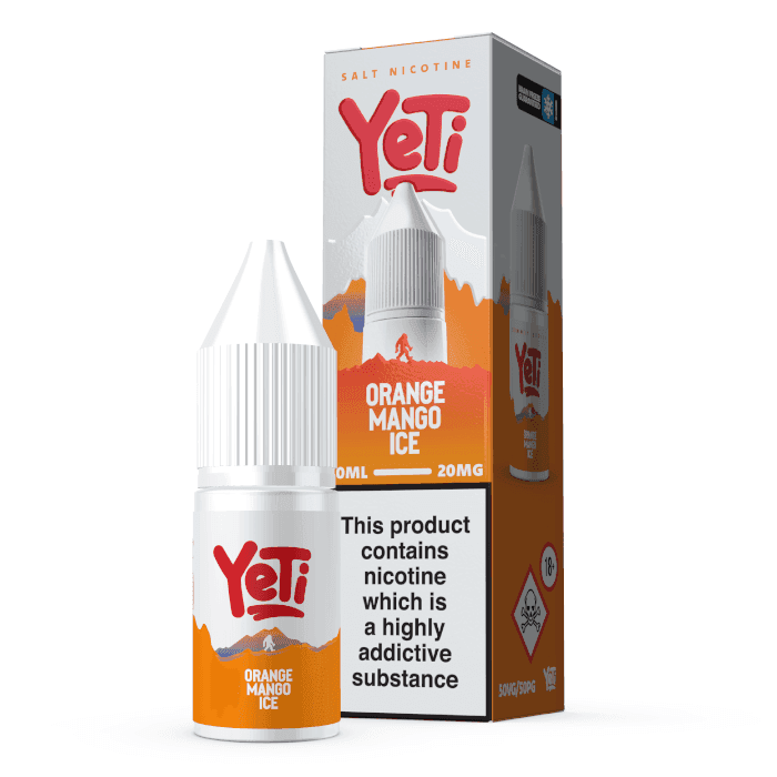 ORANGE MANGO ICE 10ML NIC SALT E-LIQUID BY YETI SUMMIT - 10MG | 20MG - Vapeslough