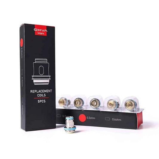 OXVA VELOCITY UNIPRO REPLACEMENT COILS - PACK OF 5 - Vapeslough