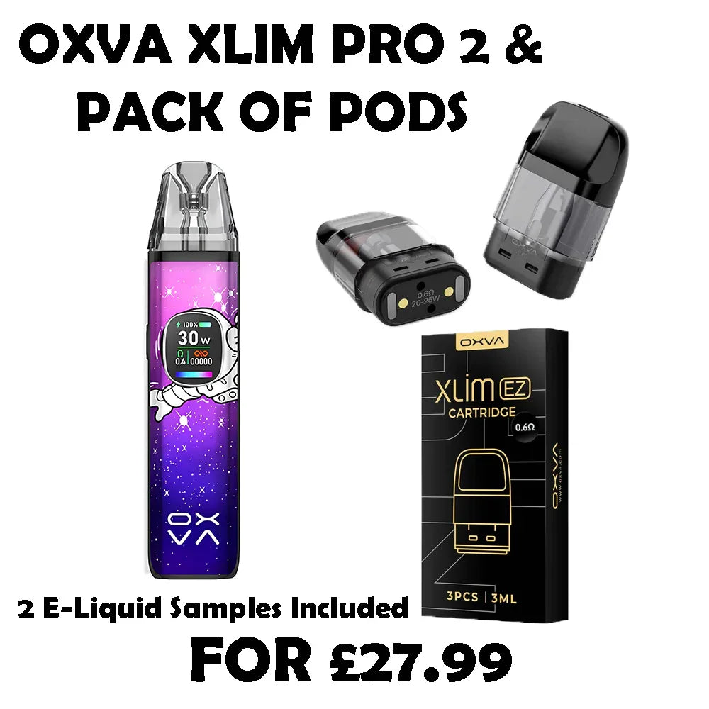OXVA XLIM PRO 2 POD SYSTEM KIT LIMITED EDITION POD BUNDLE Vapeslough OXVA XLIM PRO 2 POD SYSTEM KIT LIMITED EDITION POD BUNDLE Vapeslough