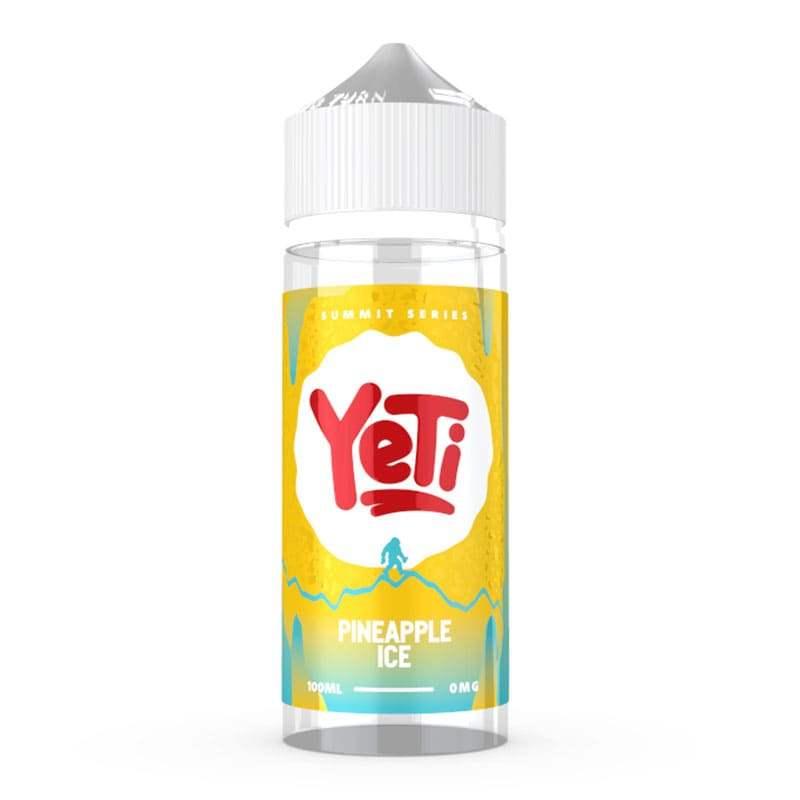 PINEAPPLE ICE 100ML SHORT FILL E-LIQUID BY YETI SUMMIT SERIES - Vapeslough
