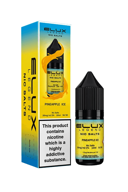 PINEAPPLE ICE 10ML NIC SALT BY ELUX LEGEND 10MG(1%) | 20MG(2%) - Vapeslough