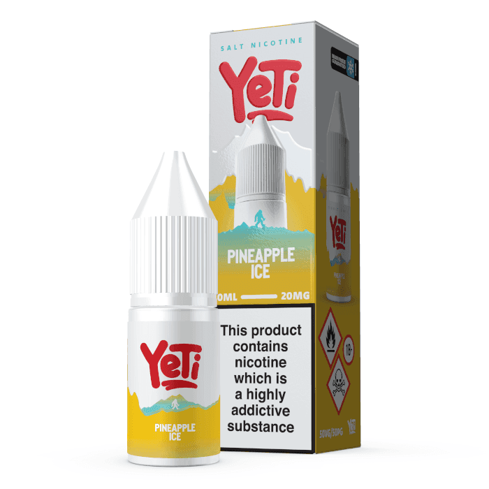PINEAPPLE ICE 10ML NIC SALT E-LIQUID BY YETI SUMMIT - 10MG | 20MG - Vapeslough