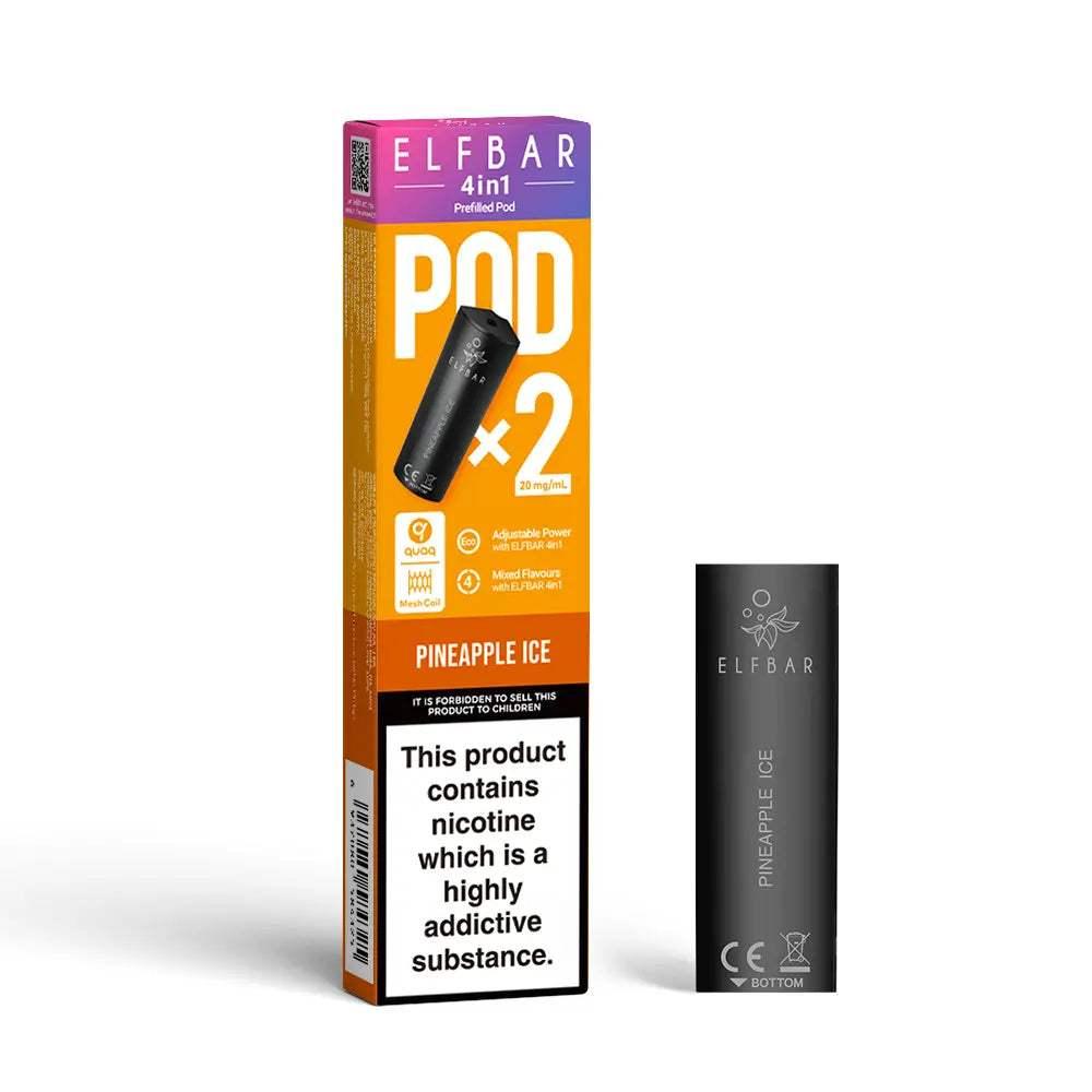 PINEAPPLE ICE ELF BAR 4IN1 PODS - Vapeslough