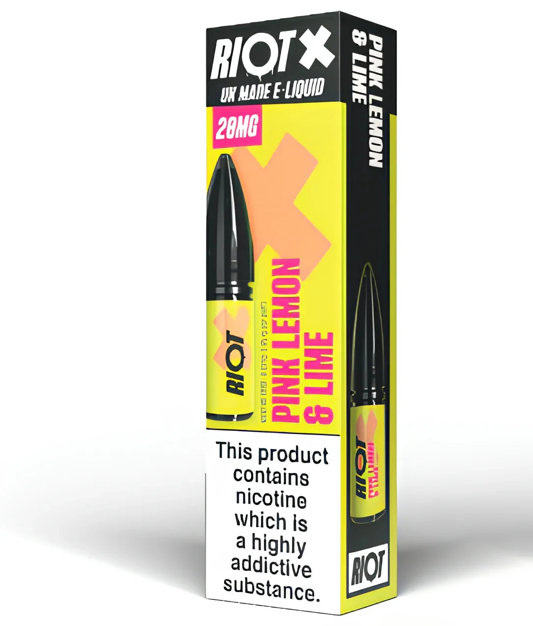 PINK LEMON LIME - RIOT X - 10ML NIC SALT E-LIQUID - 5MG | 10MG | 20MG BY RIOT SQUAD - Vapeslough