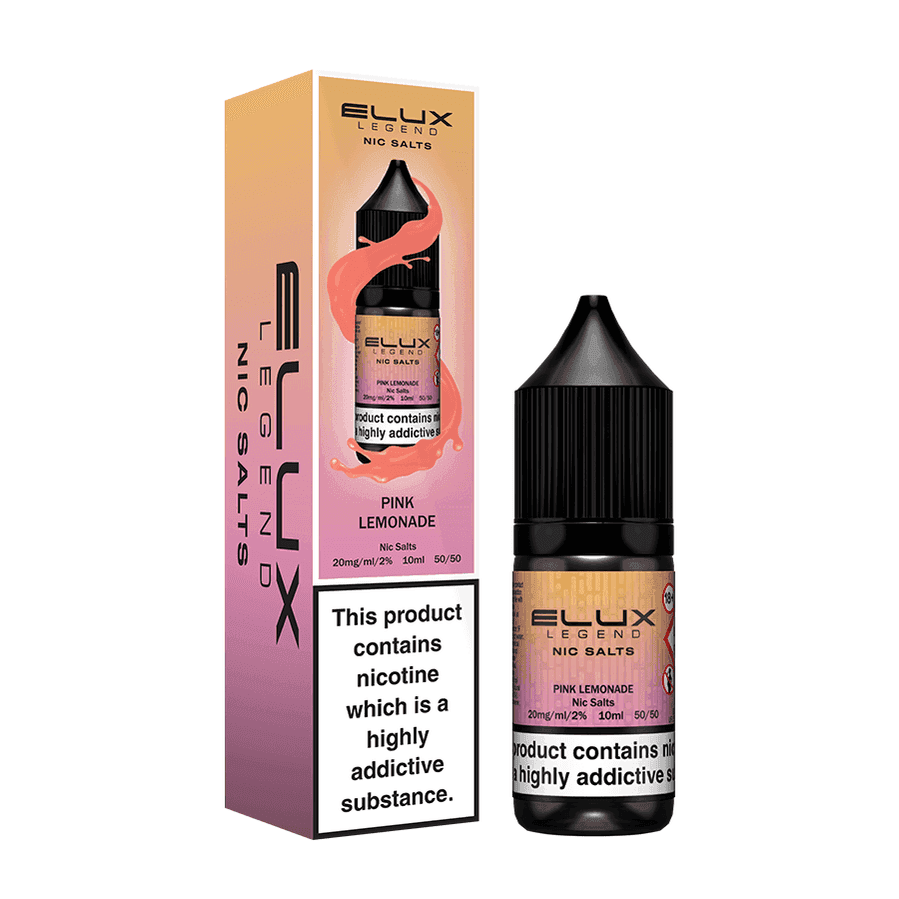 PINK LEMONADE 10ML NIC SALT BY ELUX LEGEND 10MG(1%) | 20MG(2%) - Vapeslough
