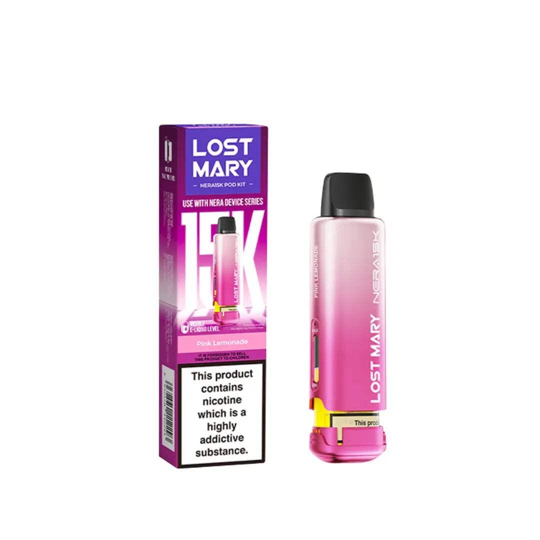 PINK LEMONADE - LOST MARY NERA 15K REPLACEMENT PREFILLED POD - Vapeslough