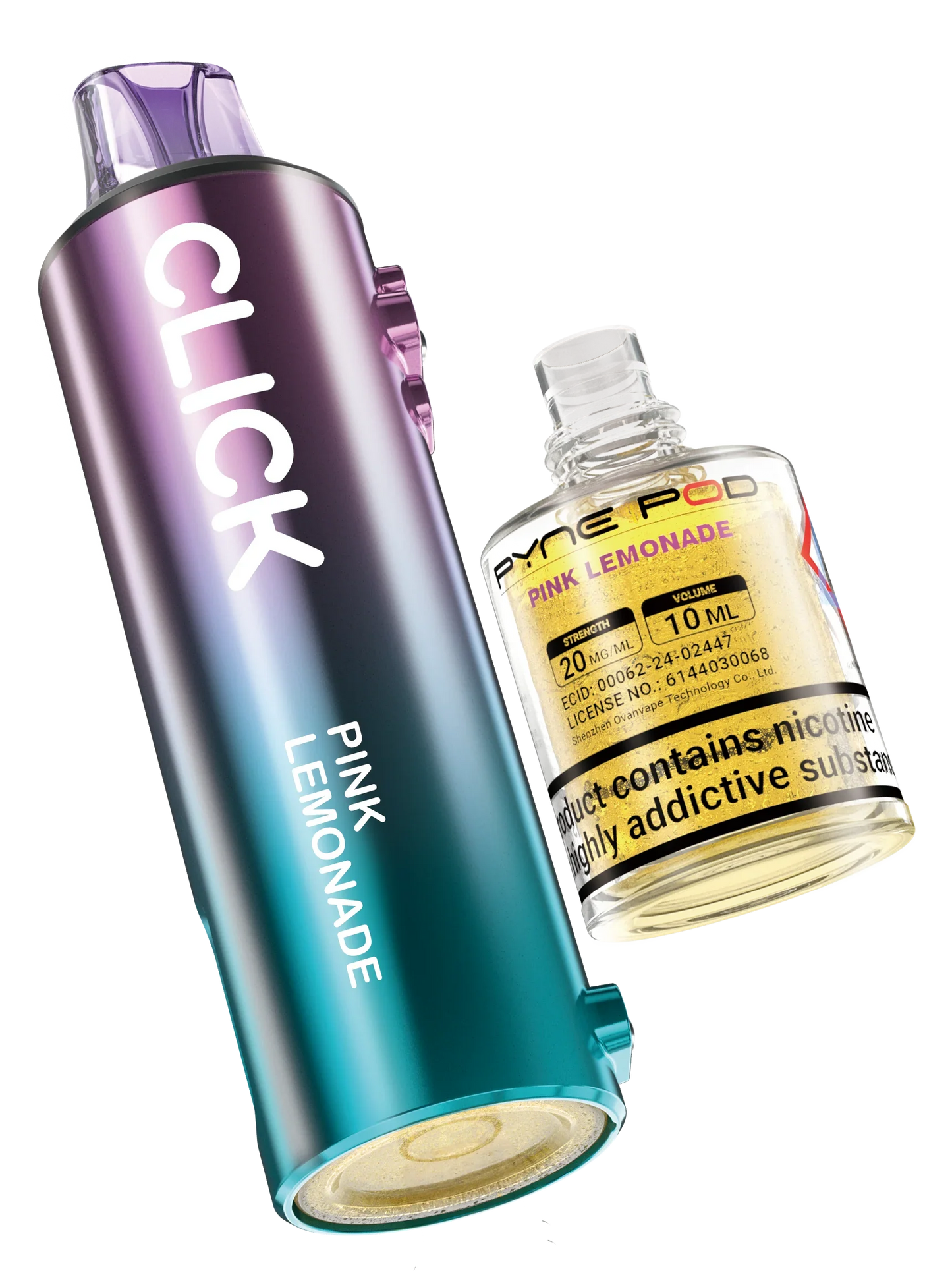 Pink Purple Lemonade - Pyne Pod Click Prefilled Pod + Refill Container - Vapeslough