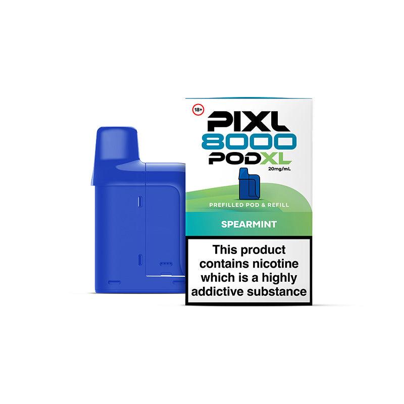 PIXL 8000 SPEARMINT VAPE POD - 20mg - Vapeslough