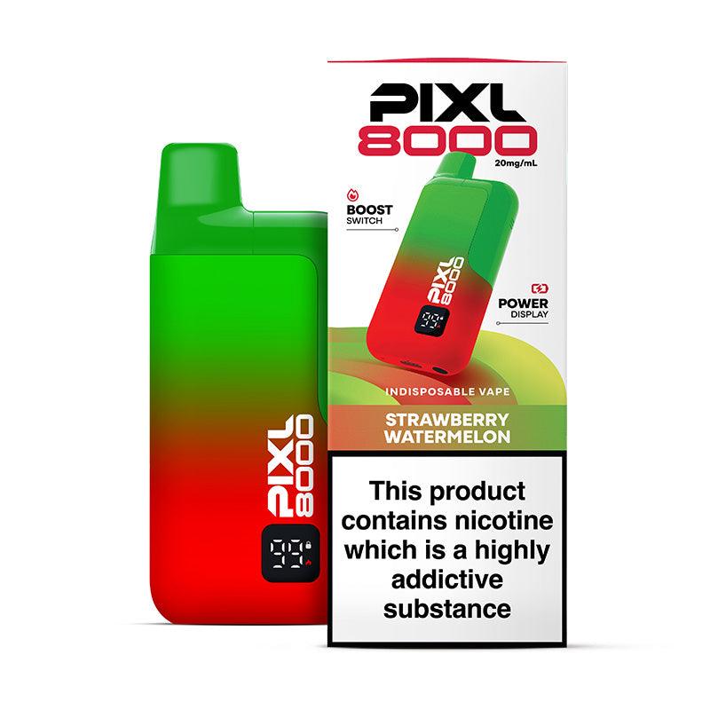 PIXL 8000 STRAWBERRY WATERMELON PRE-FILLED VAPE KIT - 20mg - Vapeslough