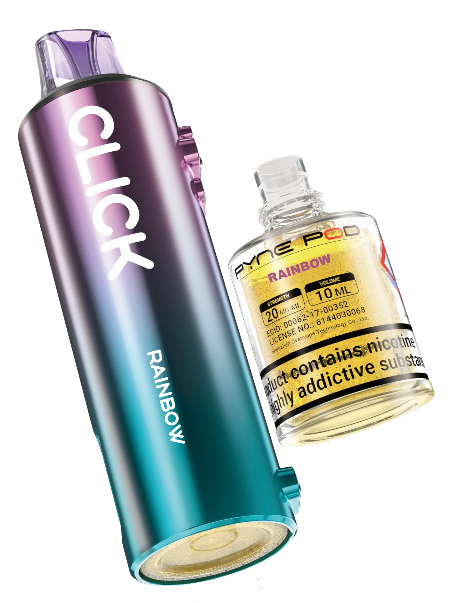 Rainbow - Pyne Pod Click Prefilled Pod + Refill Container - Vapeslough