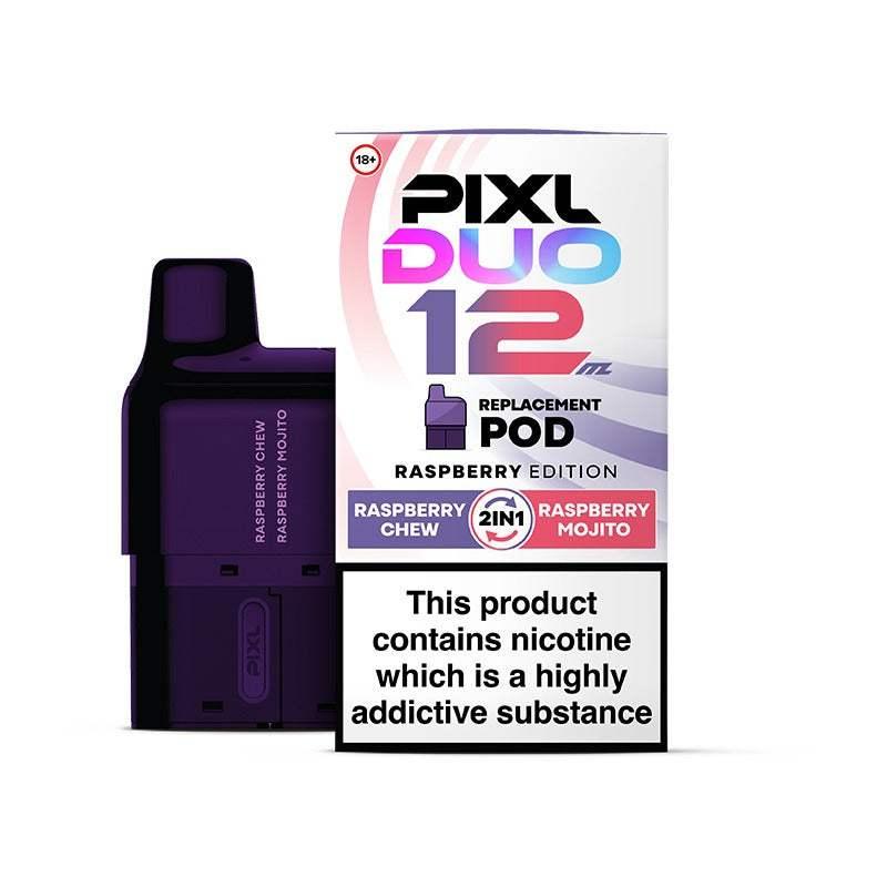RASPBERRY EDITION - PIXL DUO 12K REPLACEMENT PREFILLED POD - Vapeslough