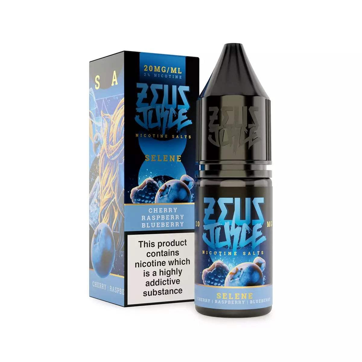 SELENE 10ML E LIQUID NICOTINE SALT BY ZEUS JUICE - Vapeslough