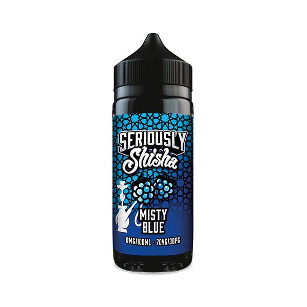 SERIOUSLY SHISHA - MISTY BLUE 100ML SHORT FILL E-LIQUID BY DOOZY - Vapeslough