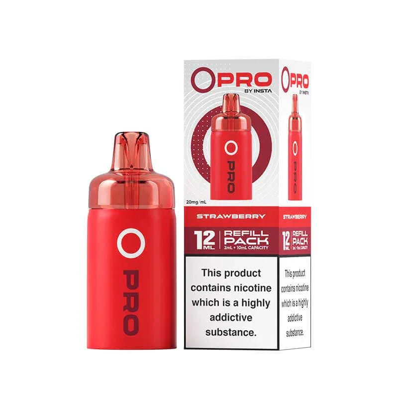Strawberry Insta O Pro Prefilled Vape Pod + Refill - Vapeslough