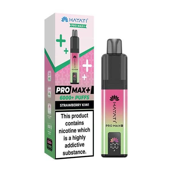 STRAWBERRY KIWI - HAYATI PRO MAX+ DISPOSABLE VAPE - 20MG(2%) - Vapeslough