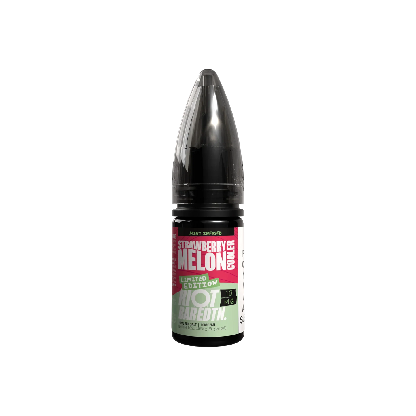 STRAWBERRY MELON COOLER - LMTD ETDN - 10ML NIC SALT E-LIQUID - 5MG | 10MG | 20MG BY RIOT SQUAD - Vapeslough