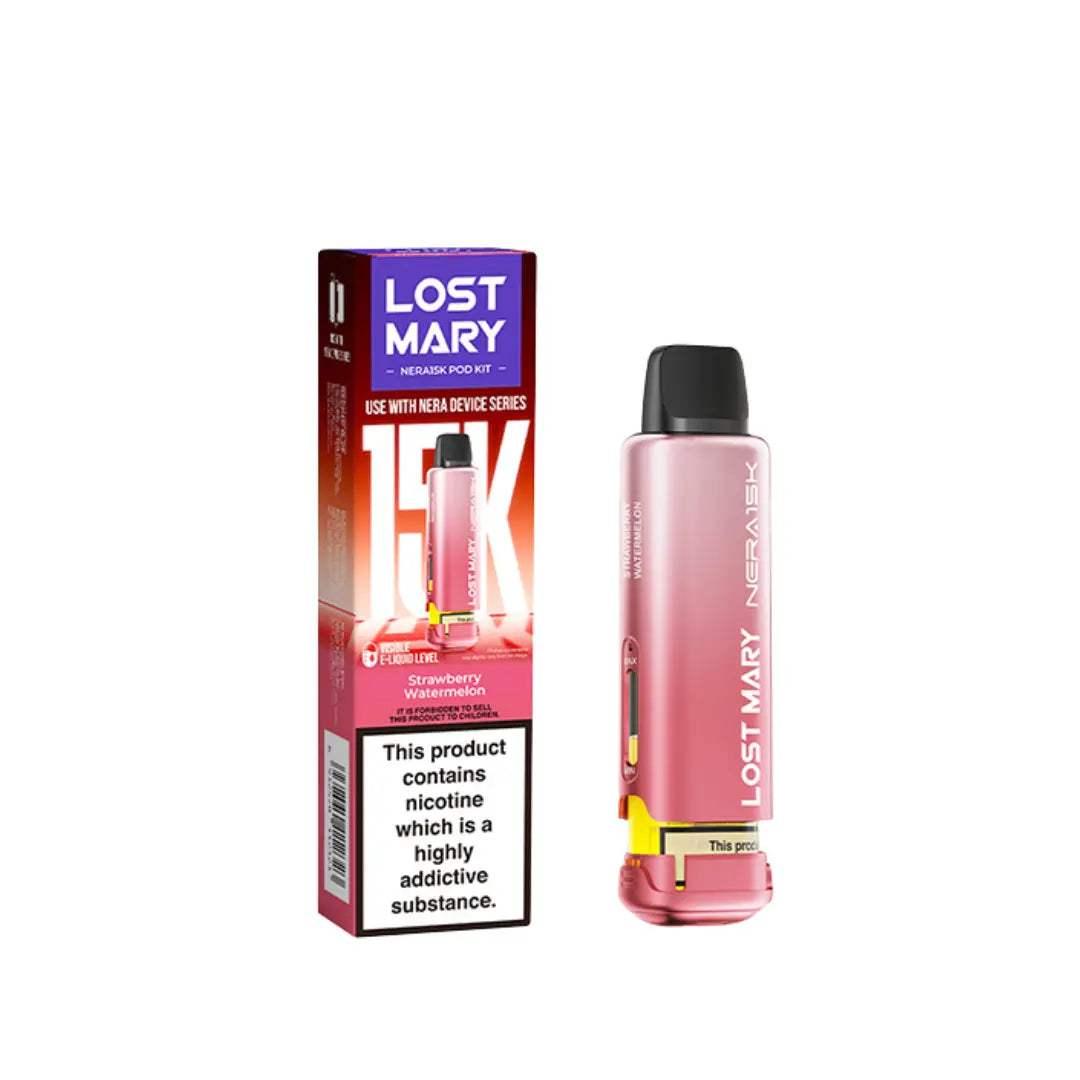 STRAWBERRY WATERMELON - LOST MARY NERA 15K REPLACEMENT PREFILLED POD - Vapeslough