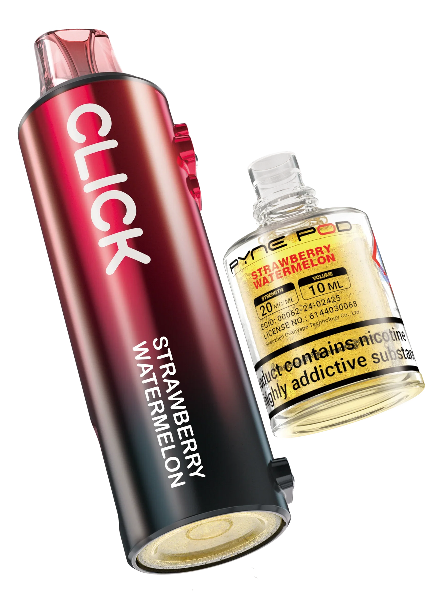 Strawberry Watermelon - Pyne Pod Click Prefilled Pod + Refill Container - Vapeslough