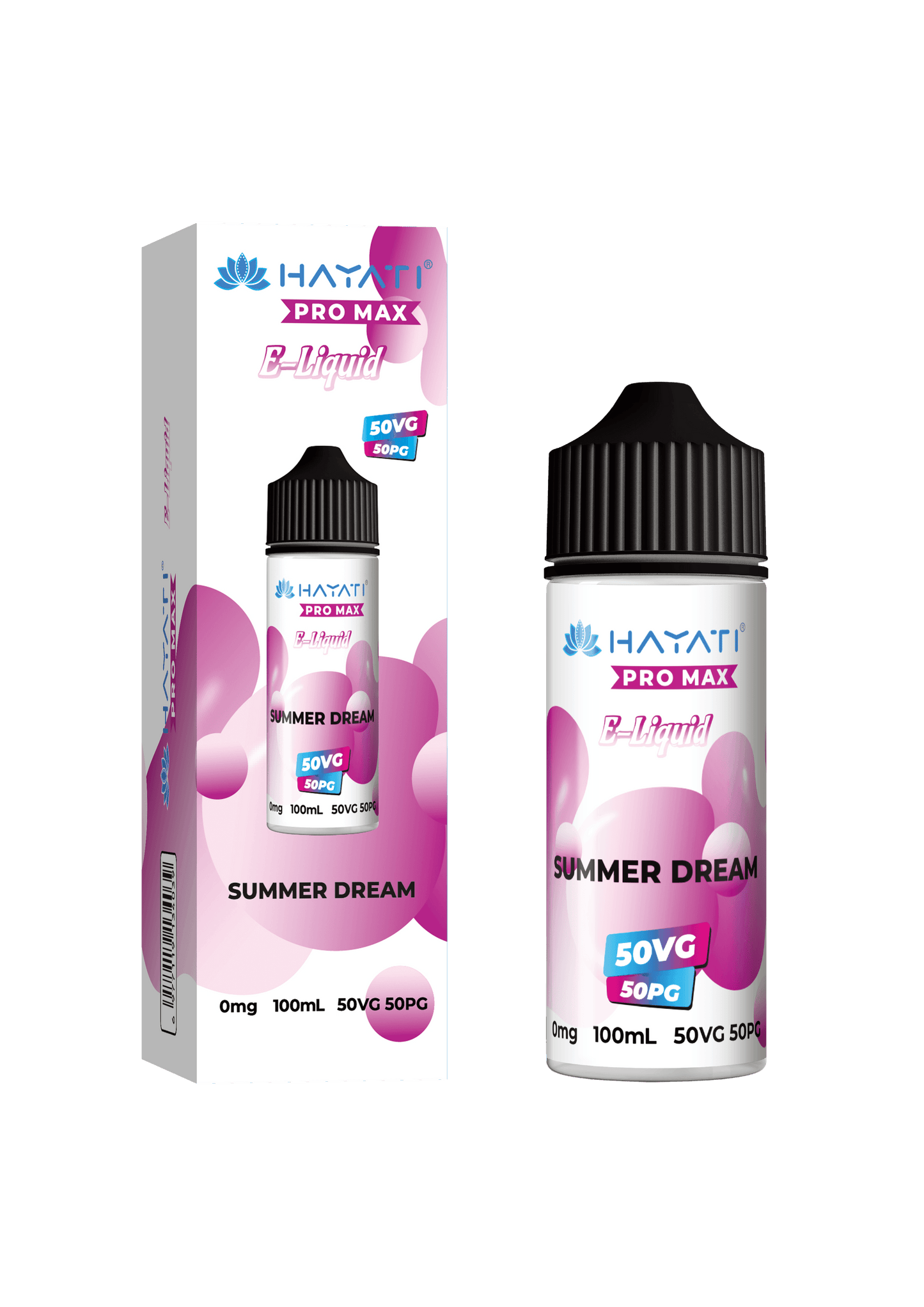 SUMMER DREAM - HAYATI PRO MAX 100ML SHORT FILL - 50/50PG/VG E-LIQUID - Vapeslough
