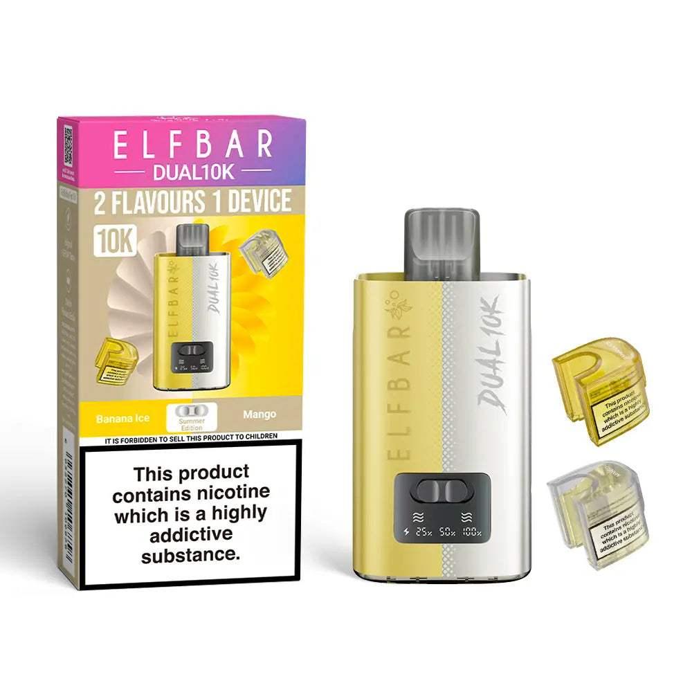SUMMER EDITION - ELF BAR DUAL 10K PRE-FILLEDVAPE - 20MG(2%) - Vapeslough