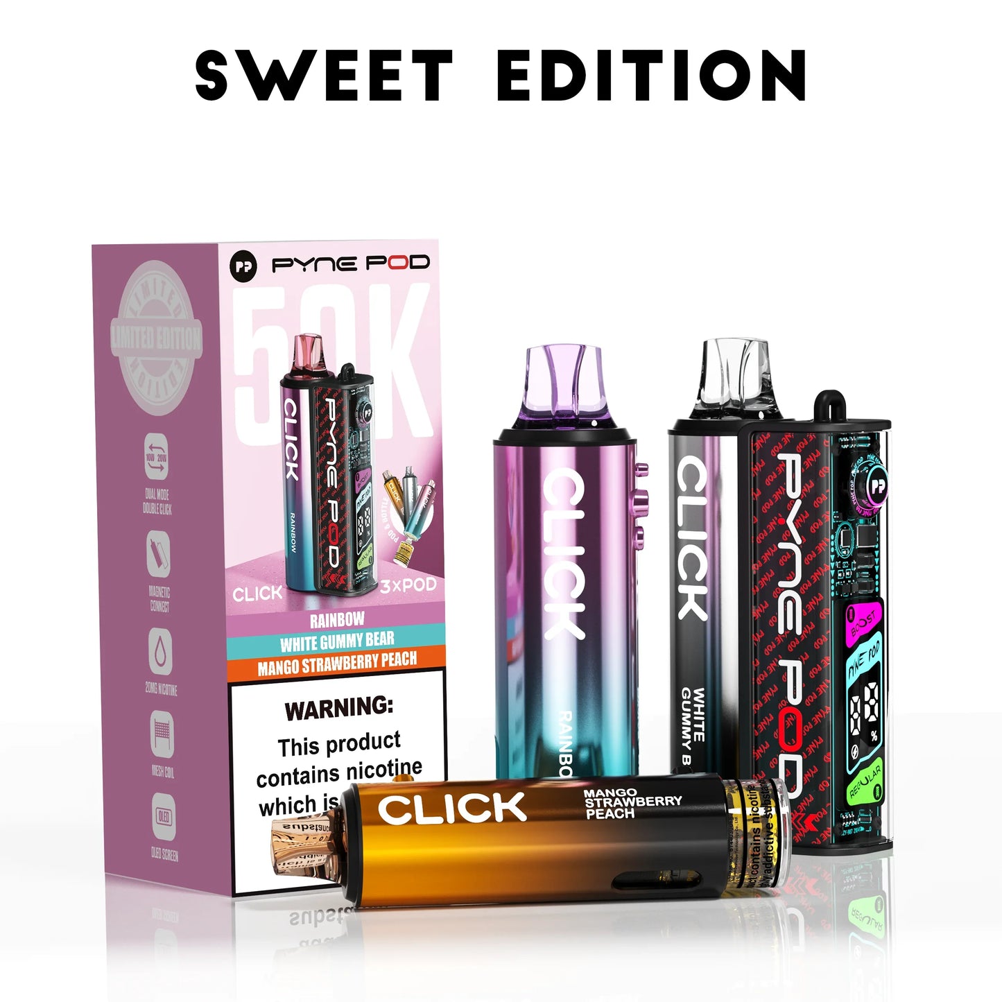 Sweet Edition - Pyne Pod Click 50K Prefilled Pod Kit - Vapeslough