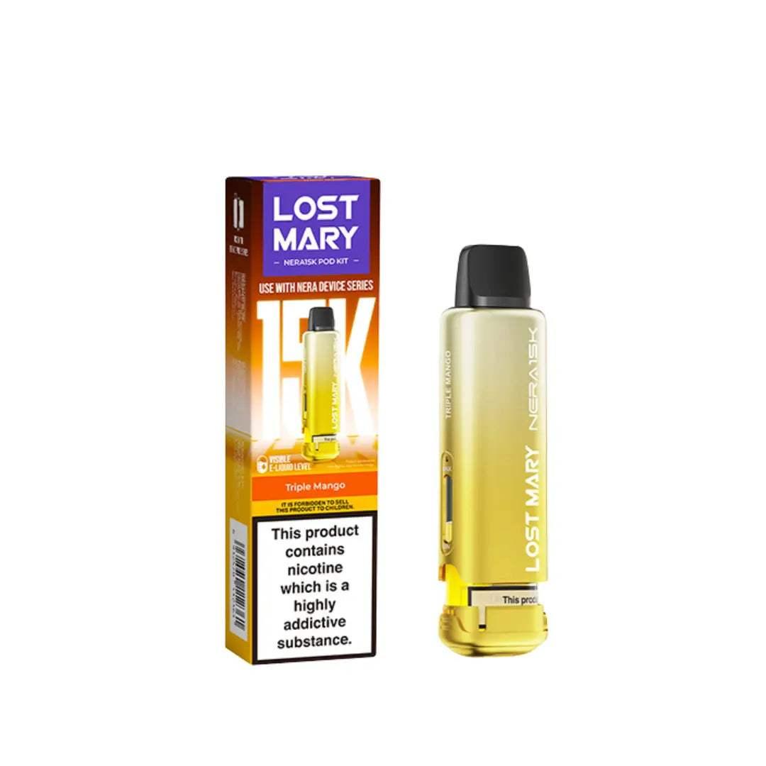 TRIPLE MANGO - LOST MARY NERA 15K REPLACEMENT PREFILLED POD - Vapeslough