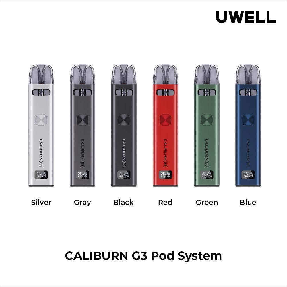 UWELL CALIBURN G3 POD SYSTEM KIT DEVICE - 900MAH - Vapeslough