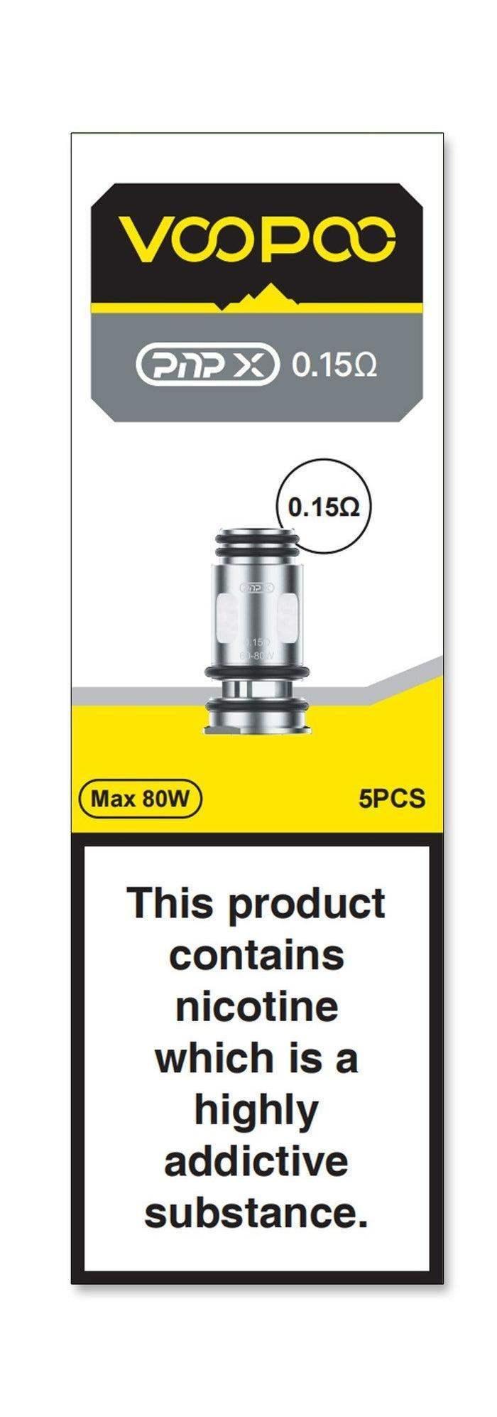 VOOPOO PNP X REPLACEMENT COILS - PACK OF 5 - Vapeslough