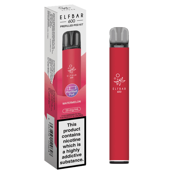 WATERMELON - ELFBAR 600 PREFILLED POD KIT - Vapeslough