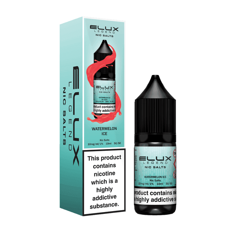WATERMELON ICE 10ML NIC SALT BY ELUX LEGEND 10MG(1%) | 20MG(2%) - Vapeslough