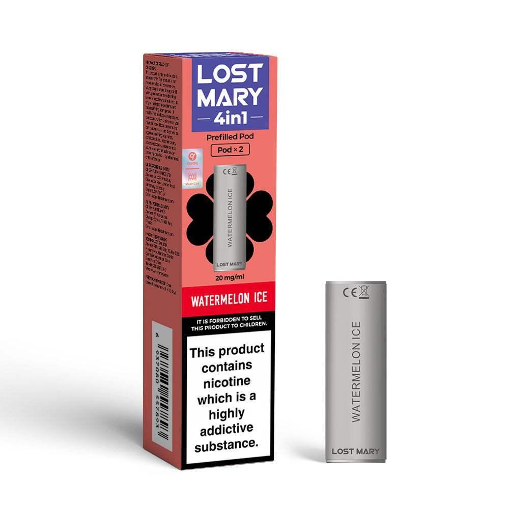 WATERMELON ICE LOST MARY 4IN1 PODS - Vapeslough