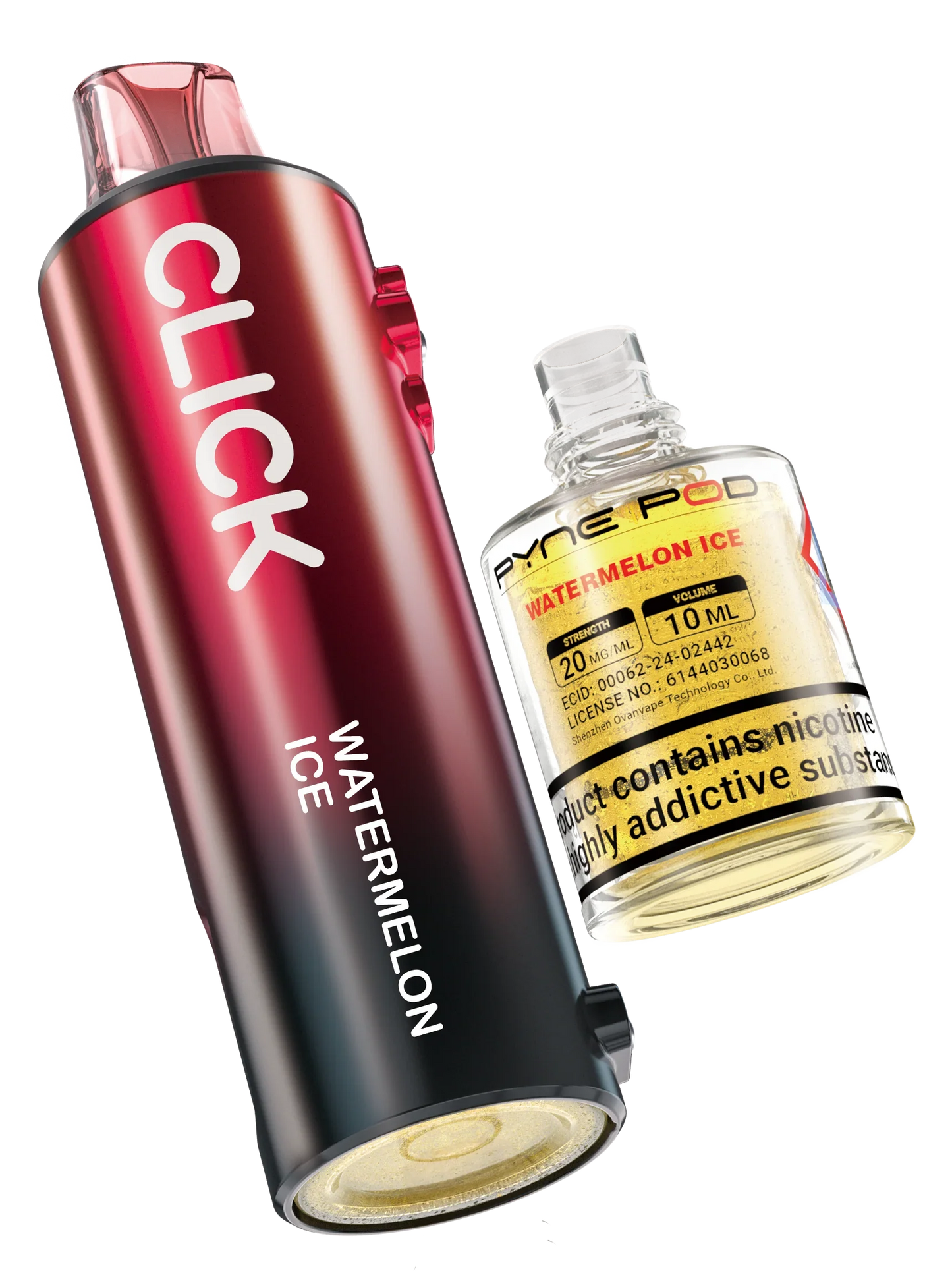 Watermelon Ice - Pyne Pod Click Prefilled Pod + Refill Container - Vapeslough