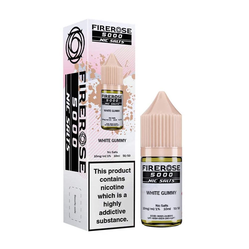 WHITE GUMMY - FIREROSE 5000 - 10ML NIC SALT BY ELUX LEGEND 10MG(1%) | 20MG(2%) - Vapeslough