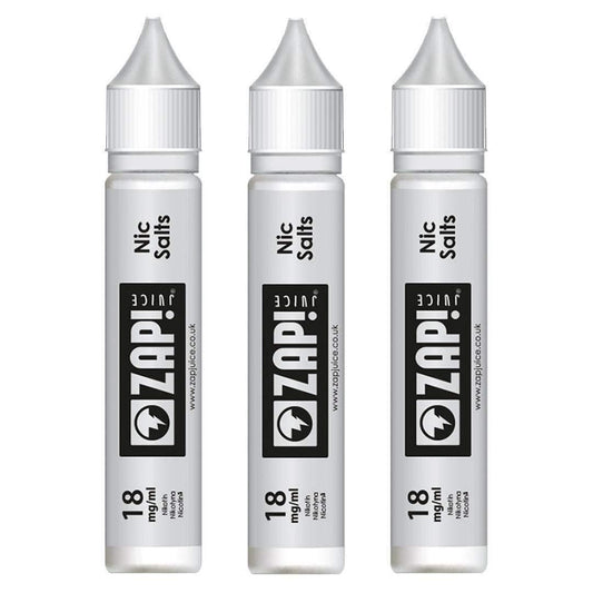 ZAP! NICOTINE SALT BOOSTER 18MG - Vapeslough