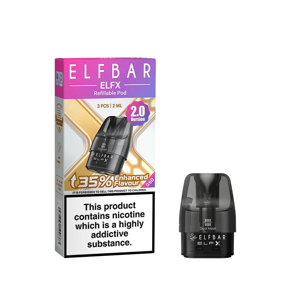 ELFBAR ELFX Dual Mesh 2.0 Replacement Pod - 3PK