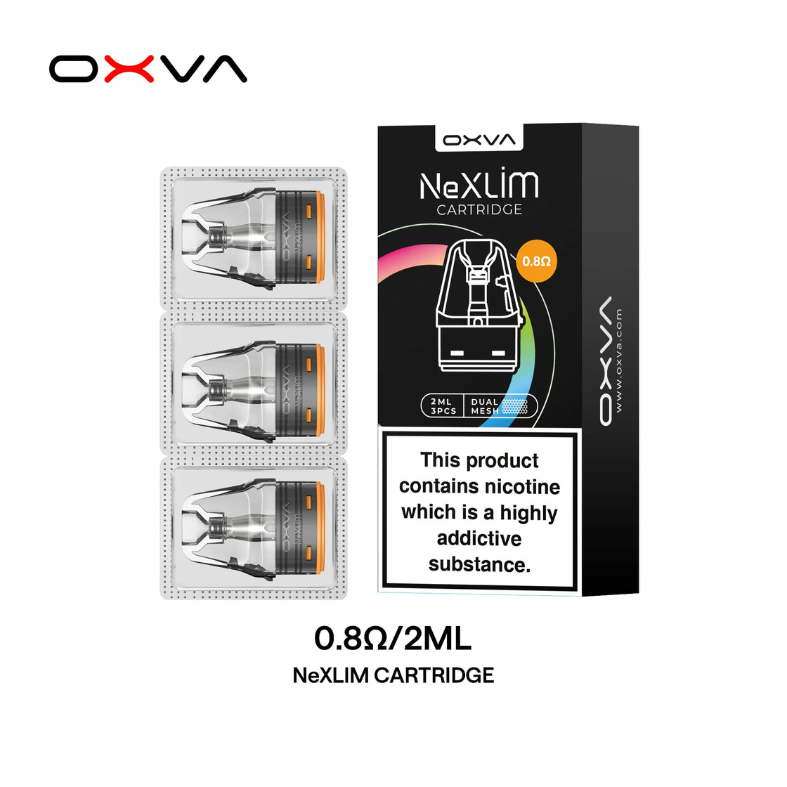 OXVA NEXLIM PODS CARTRIDGES - PACK OF 3