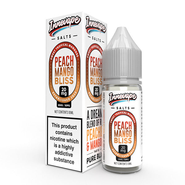 PEACH MANGO BLISS - 10ML NIC SALT E-LIQUID - 10MG|20MG BY INNEVAPE