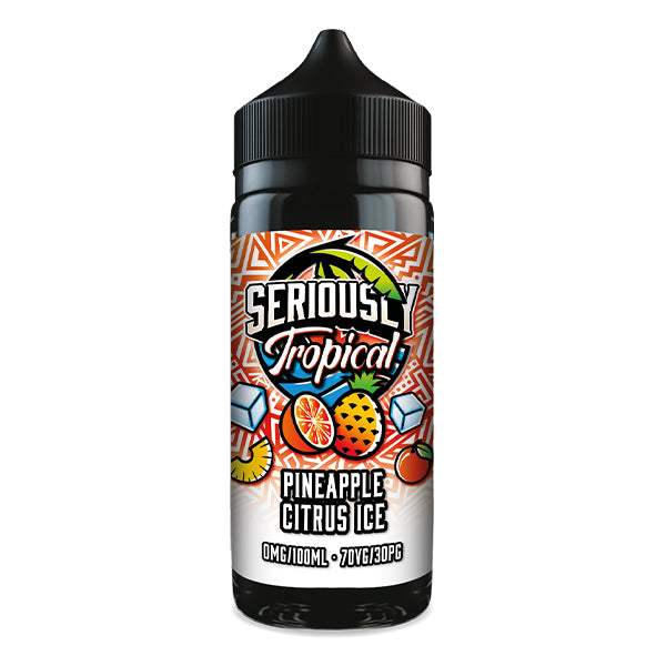 PINEAPPLE CITRUS ICE - SERIOUSLY TROPICAL - 100ML SHORT FILL E-LIQUID BY DOOZY