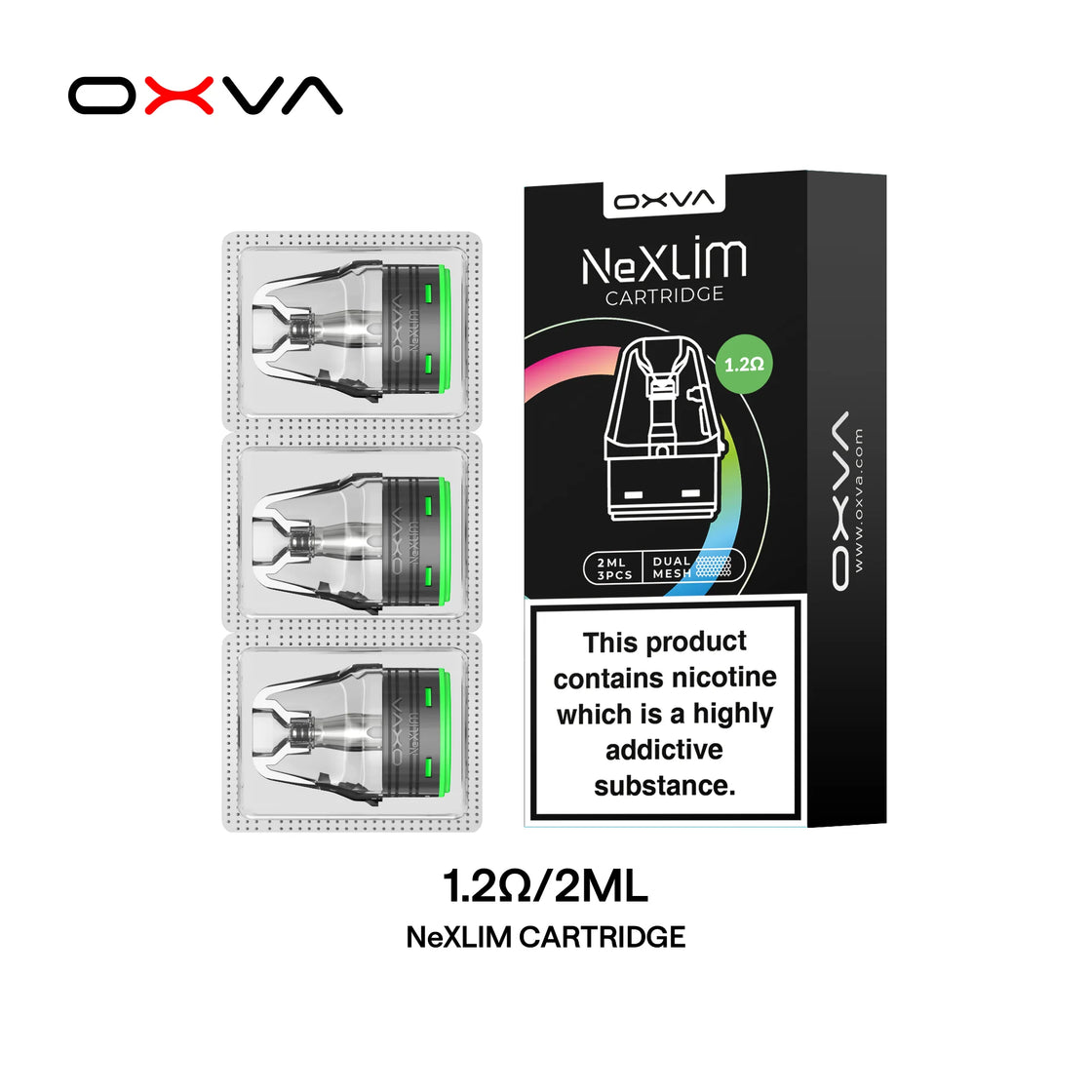 OXVA NEXLIM PODS CARTRIDGES - PACK OF 3