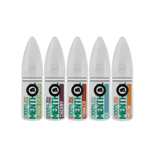 100% MENTHOL 10ML NIC SALT BY RIOT SQUAD - Vapeslough